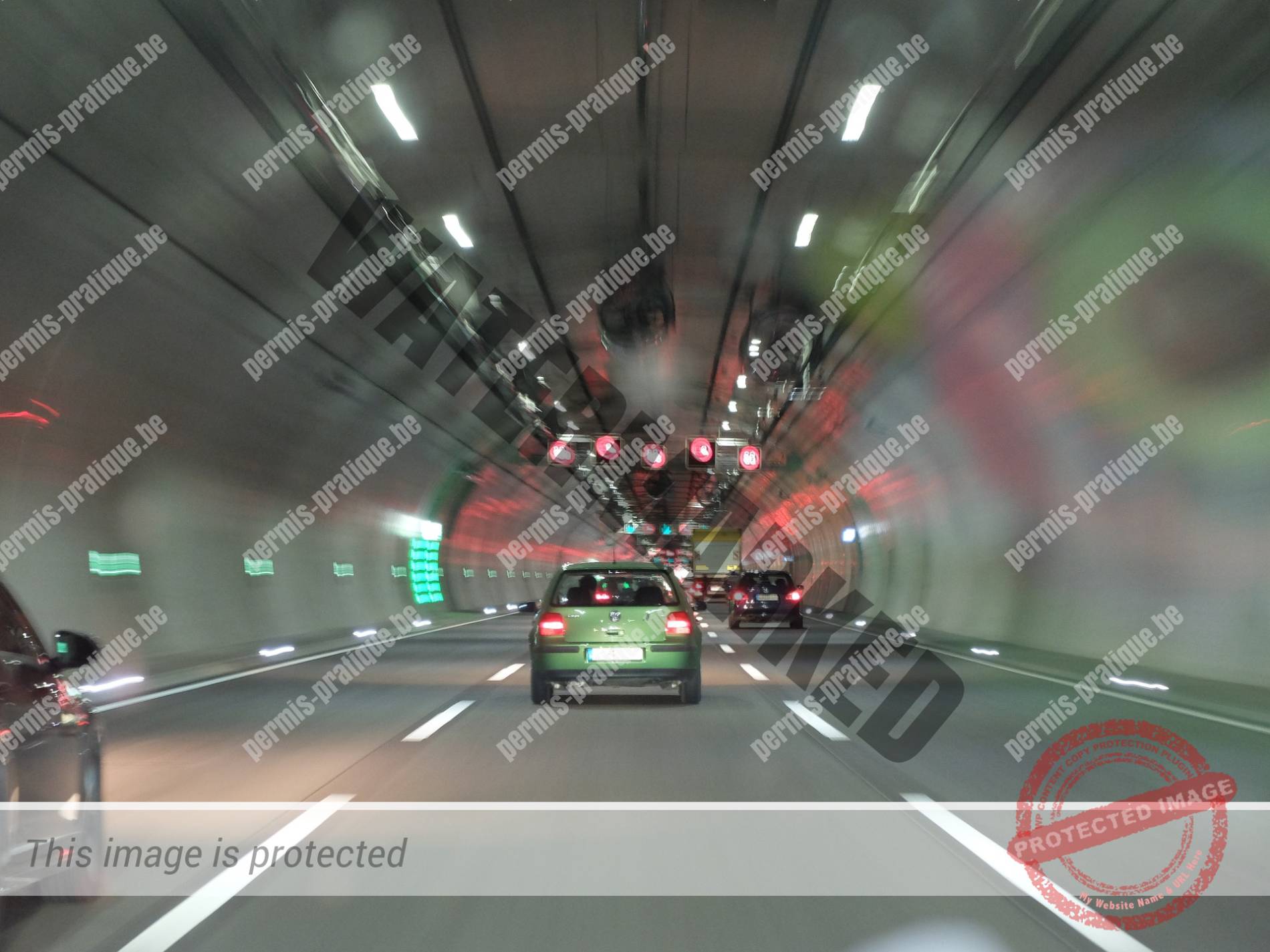 conduire dans un tunnel